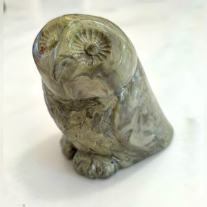 Thorn Canada Owl Soapstone 3-1/2 Inch Sculpture Figurine Inuit Eskimo Art